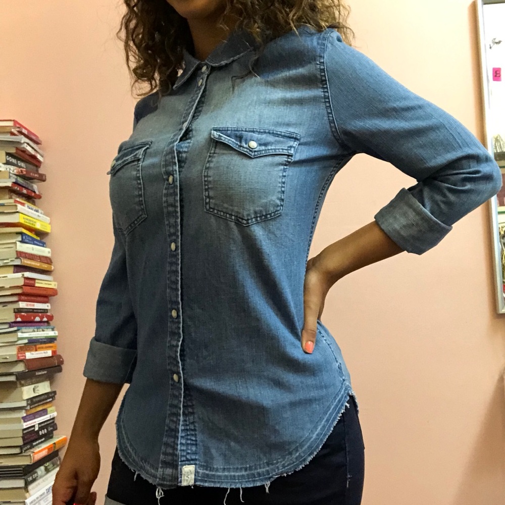 Denim Button Down